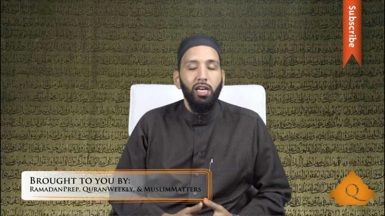 Omar Suleiman – Purification of the Soul in Ramadan