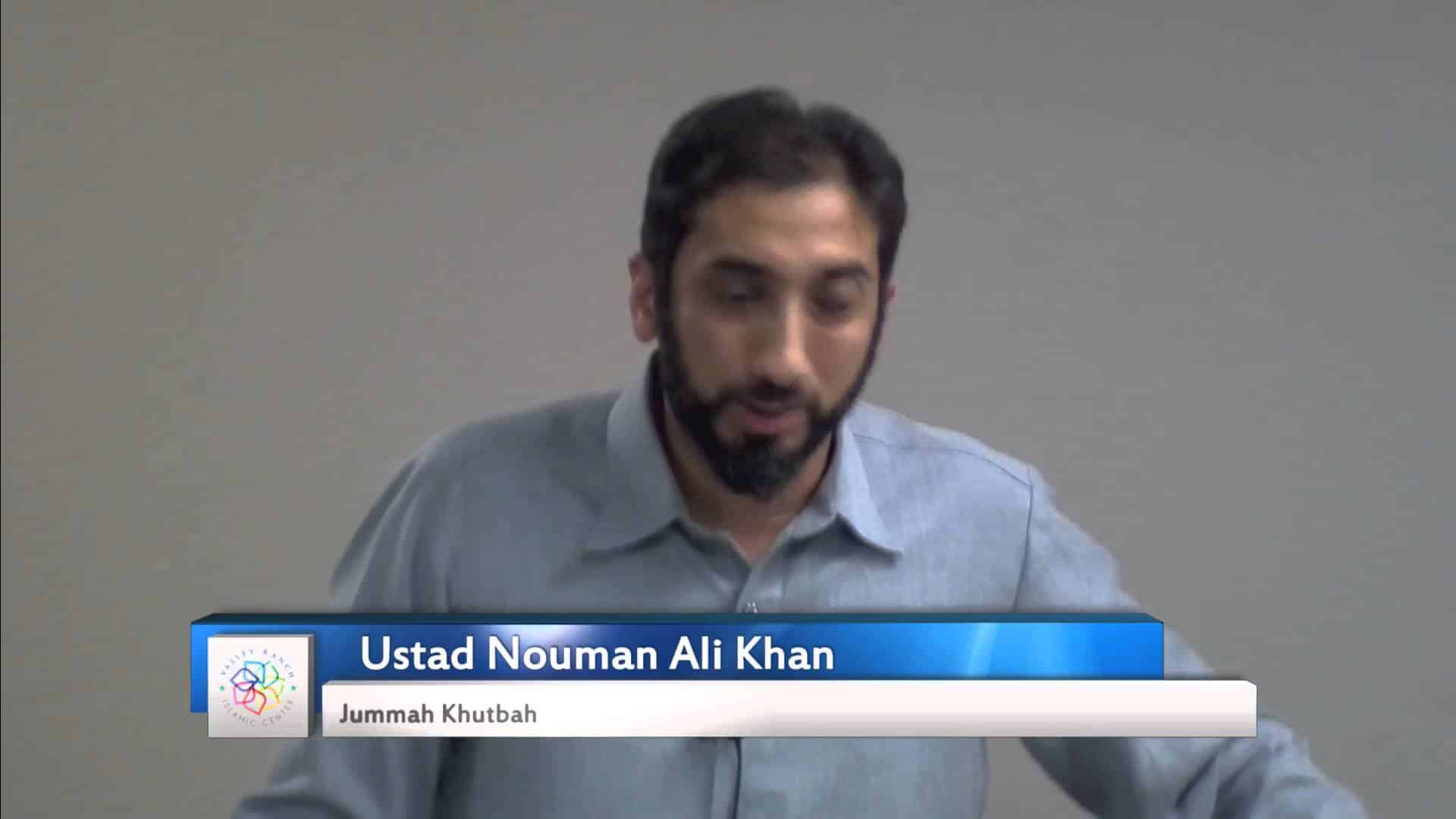 Nouman Ali Khan – Trust and Justice