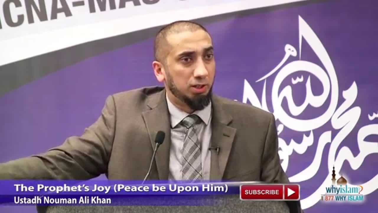 Nouman Ali Khan – The Prophet’s Joy (Peace be Upon Him)