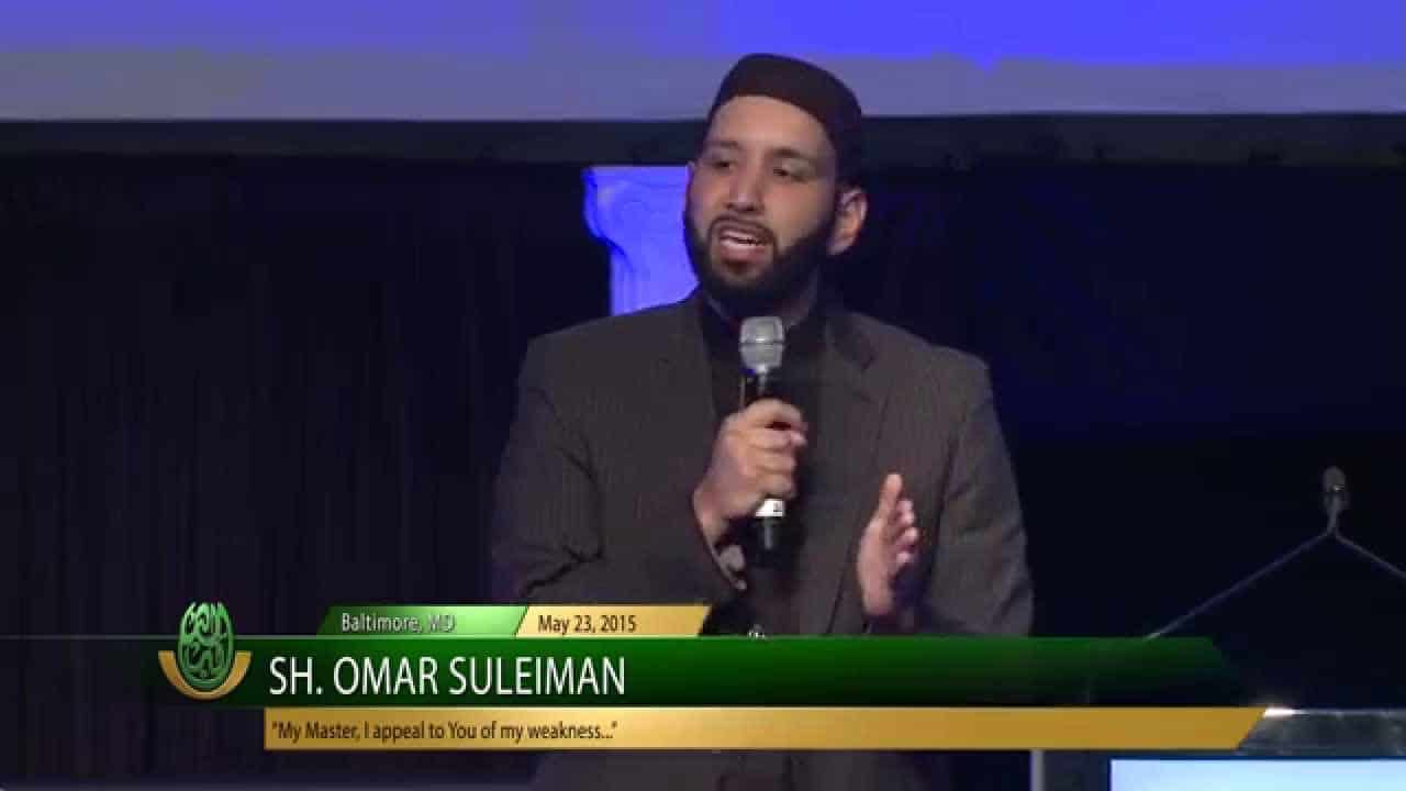 Omar Suleiman – “My Master, I appeal to You of my weakness…”